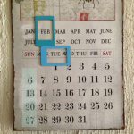 Calendar with class dates