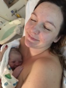 Newborn babe & mother